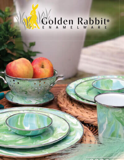 Golden Rabbit Enamelware