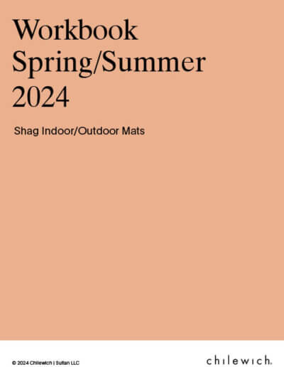 Chilewich Hospitality Shag Rug Catalog 2024 Spring