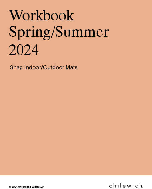Chilewich Hospitality Shag Rug Catalog 2024 Spring