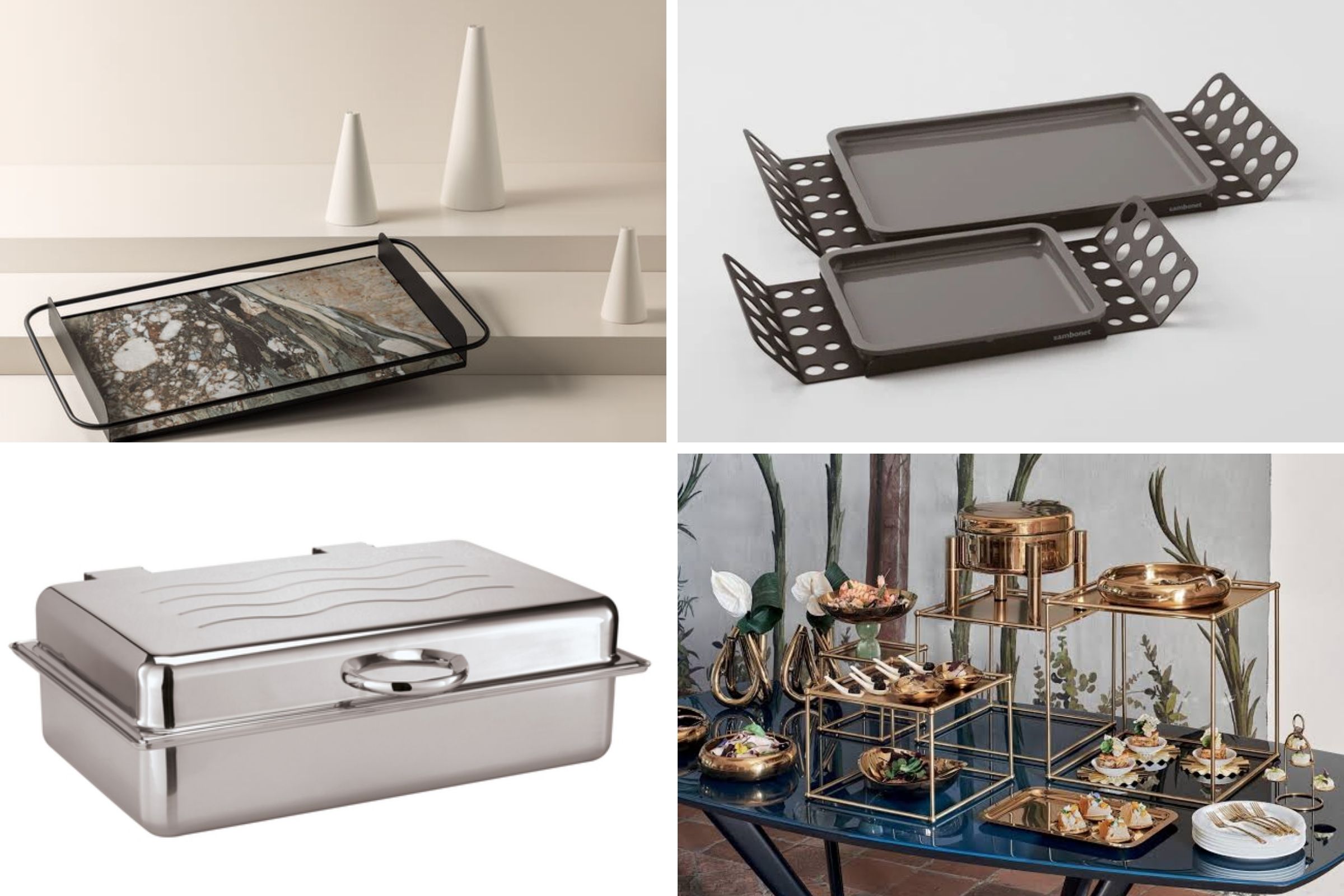 Sambonet Buffet Accessories and Chafing Dishes